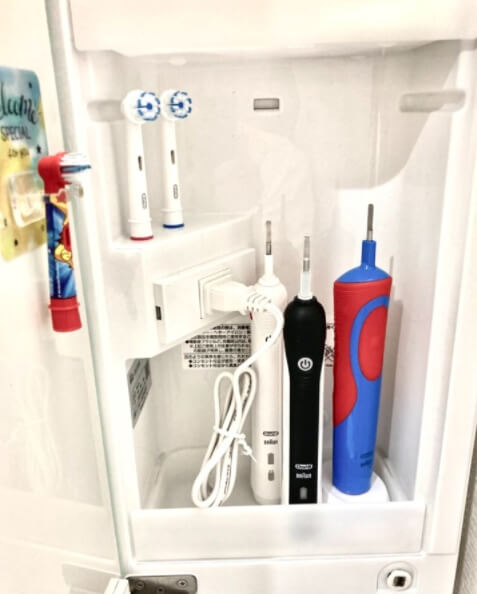 ブラウン オーラルB 家族全員分の写真