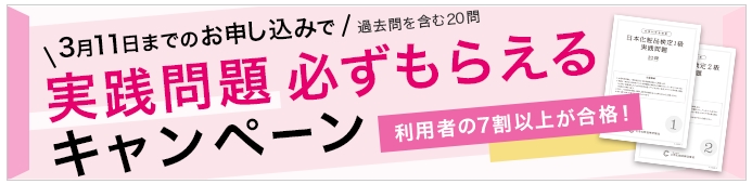 日本化粧品検定キャンペーン　過去問題